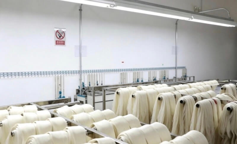 Sichuan raw silk production — 6A grade silk from Nanchong mills ready for export