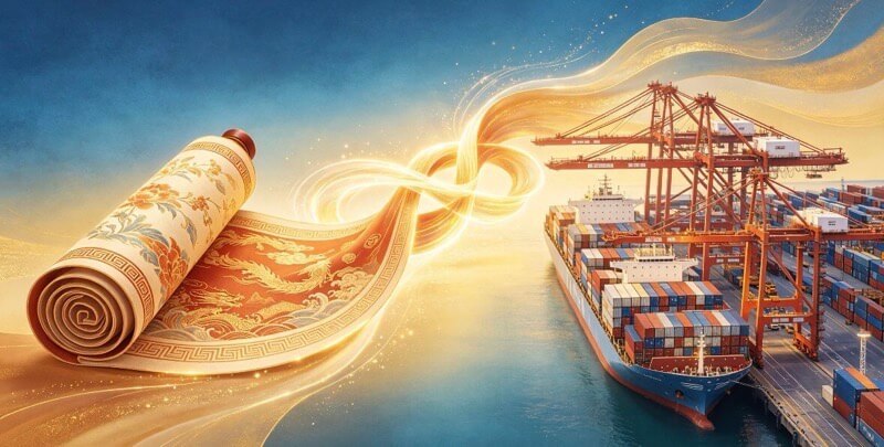 Ministry of Commerce 'East Silk, West Consolidation' strategy – industrial shift map