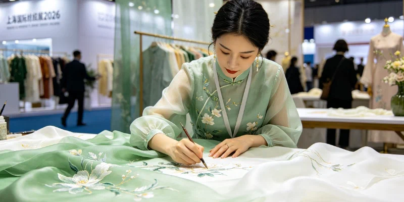 Intertextile Shanghai 2026 – silk pavilion and textile fair